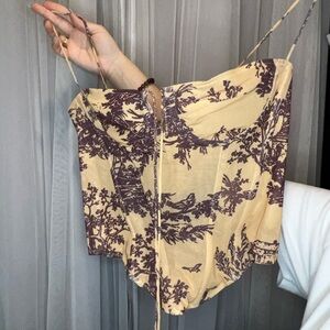 Miaou Brown and Tan Corset